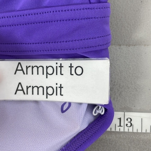 PrAna NWT Swimsuit Tankini Top Halter Neck Purple Small - Picture 5 of 11